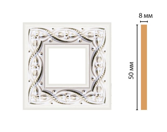 Вставка цветная DECOMASTER 130-2-7D (50*50*8мм)