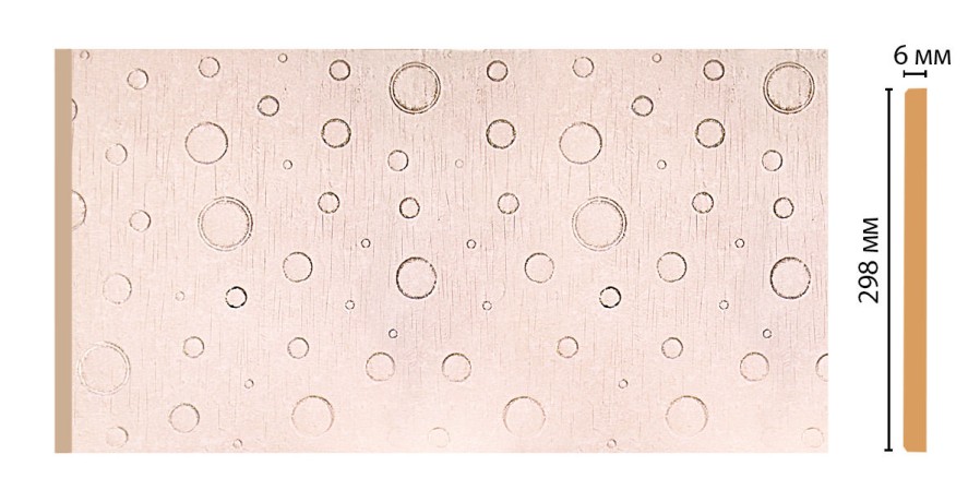 Декоративная панель DECOMASTER P30-35 (298*6*2400мм)