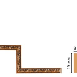 Декоративный угловой элемент DECOMASTER 130-1-1223 (200*200мм)